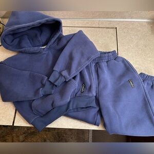 Comfrt Blue Hoodie and Sweatpants Set